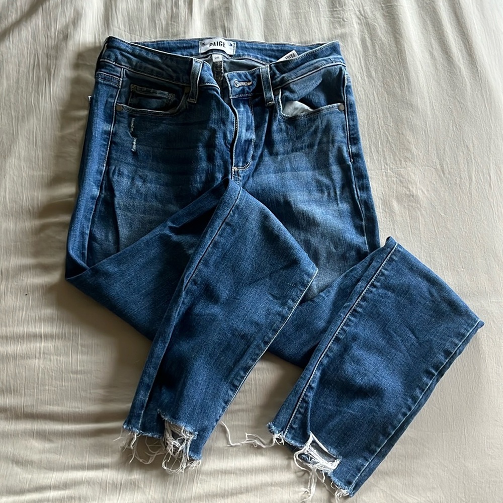 PAIGE Skyline Ankle Peg Jeans